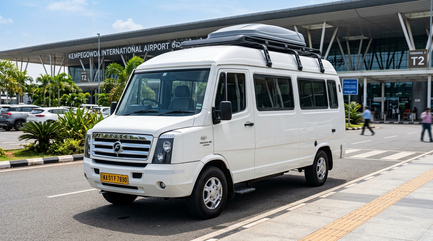 Tempo Traveller Airport